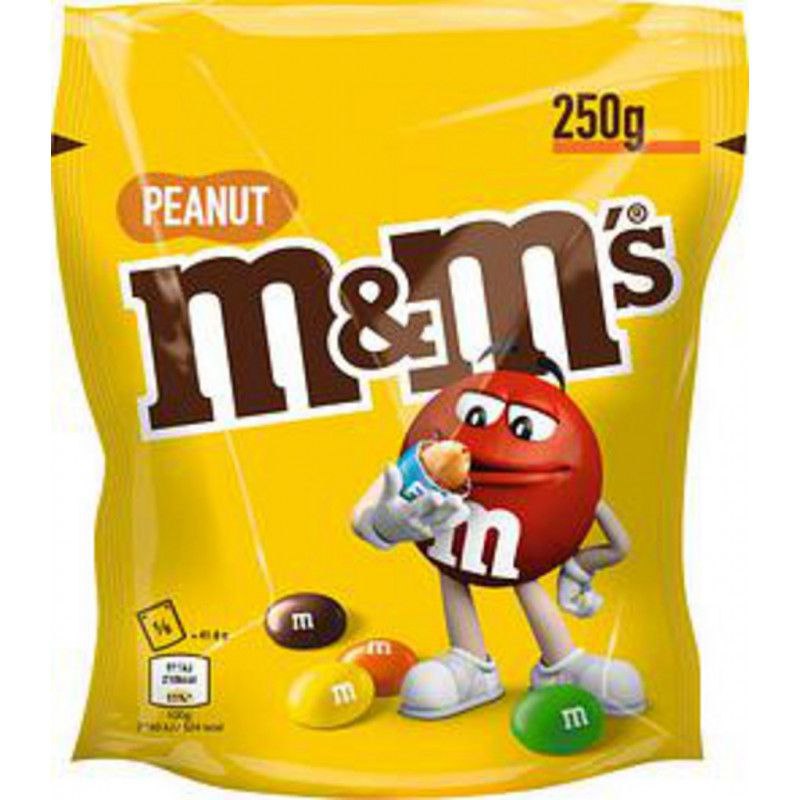 Драже з молочного шоколаду M&M's Peanut 250г